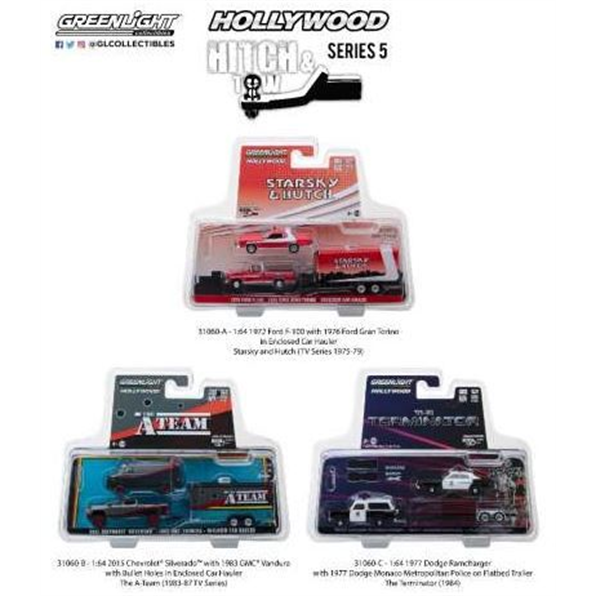 Hollywood Hitch and Tow Series Mix Box with 6pcs