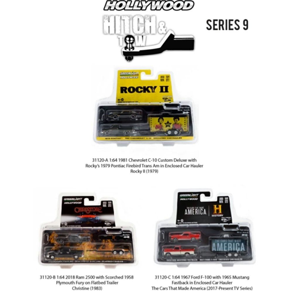 Hollywood Hitch and Tow Series 9 Assortment (6pcs)