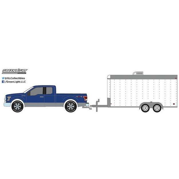 Ford F-150 and White Car Hauler Hitch and To w (Hobby Exclusive) 2015