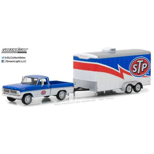 Ford F-100 STP and STP Racing Trailer Hitc h and Tow Series 12 1970