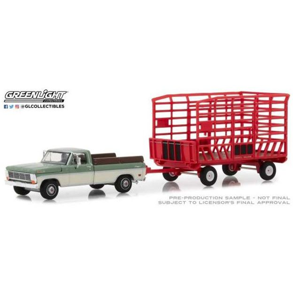 Ford F-100 Farm and Ranch Special Long Bed W ith Bale Throw Wagon Pack Hitch and Tow Seri