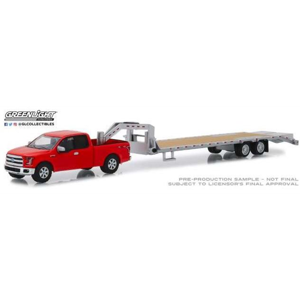 Ford F-150 Hitch and Tow red/gooseneck trail er in silver 2017