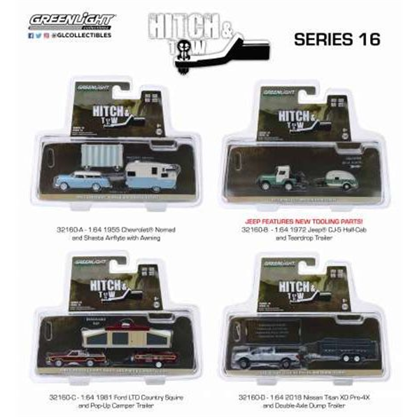 Hitch and Tow Series 16 assortment of 12