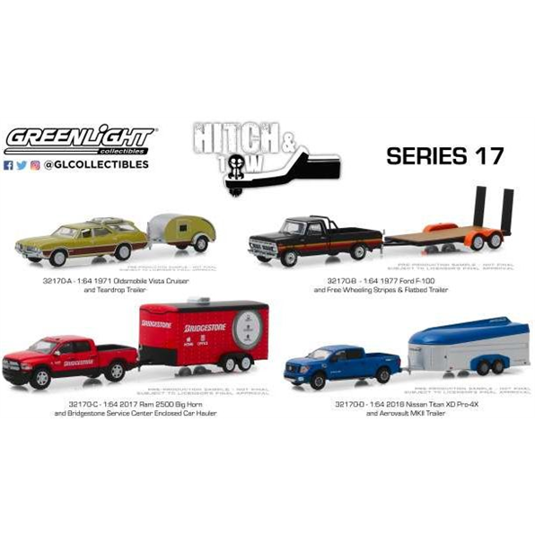 Hitch and Tow Series 17 assortment of 12