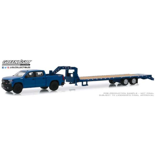 Chevrolet Silverado 1500 LT 2019 Trail Bos and Trailer 'Hitch and Tow Series 18' Blue