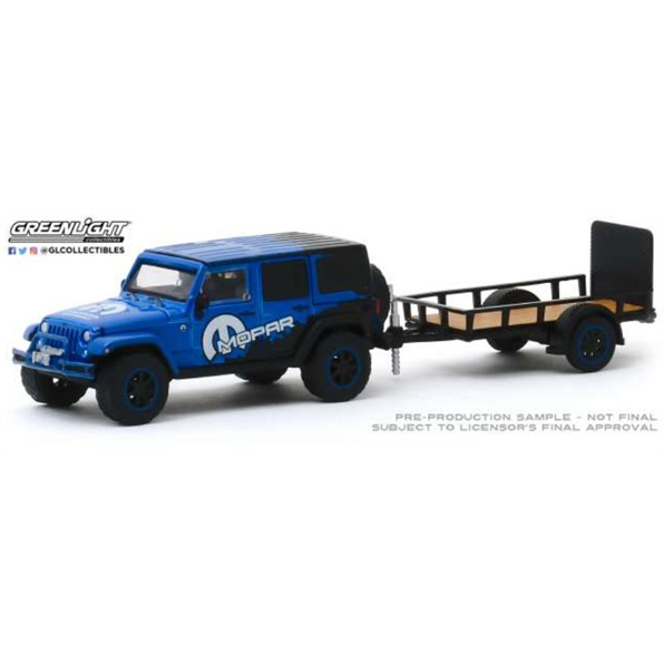 Hitch And Tow Series 19 2012 Jeep Wrangler Unlimited Mopar Off-Road + Utility Trailer