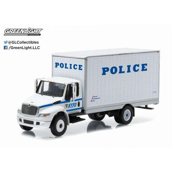 International Durastar Box Van New York Ci ty Police Dept.(NYPD) Heavy Duty Trucksass