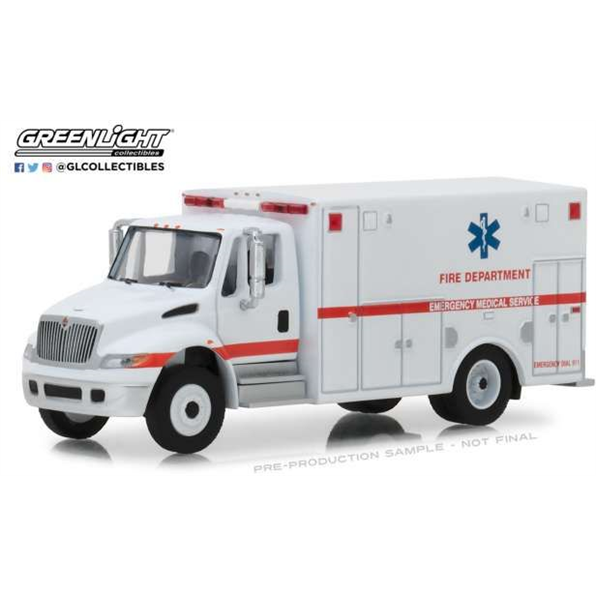 International Durastar Ambulance - Fire De partment Emergency Medical Services ALS Un