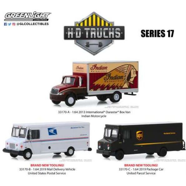 H.D. Truck Series 17 Assortment of 6