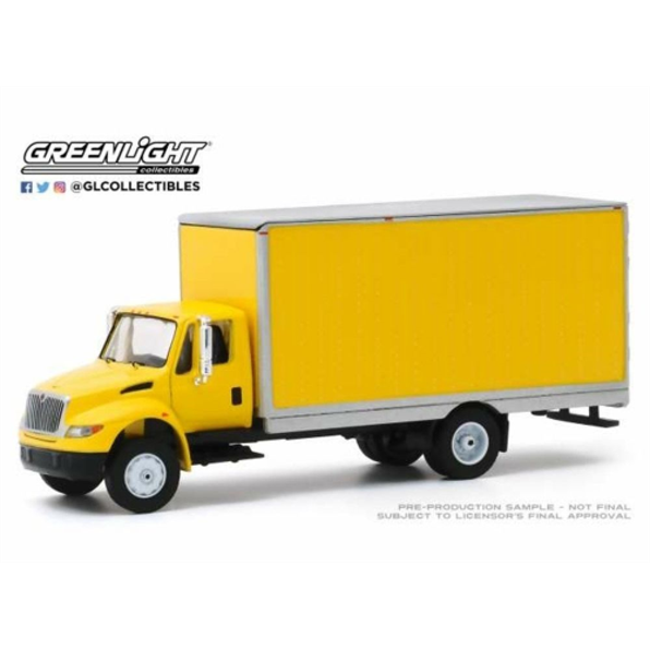H.D. Trucks Series 18 2013 International Durastar Box Van Yellow With Silver Trim