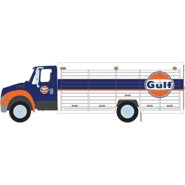 International Durastar 440 Delivery Truck Gulf Oil