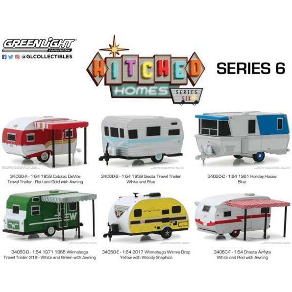 Hitched homes series 6 assortment of 12
