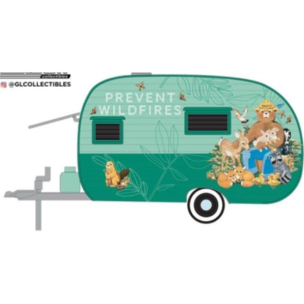 Catolac Deville Travel Trailer Smokey Bear Welcome To Our Den 1958