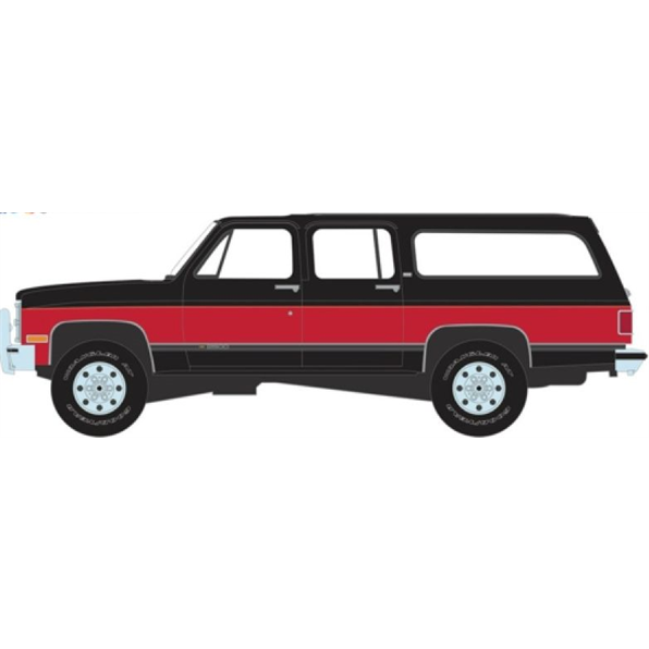Chevrolet Suburban 1990 Two Tone Red/Black