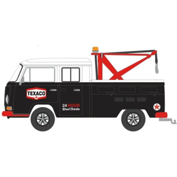 VW Double Cab Pick Up 1973 w/Drop-In Tow Hook Texaco 24 Hour Road Service
