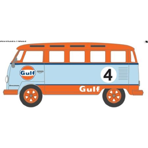 VW Samba Bus Gulf Oil Racing #4 1964