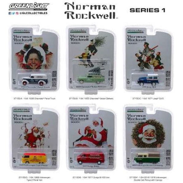 Norman Rockwell Delivery Vehicles Series 1 assortment of 12.
