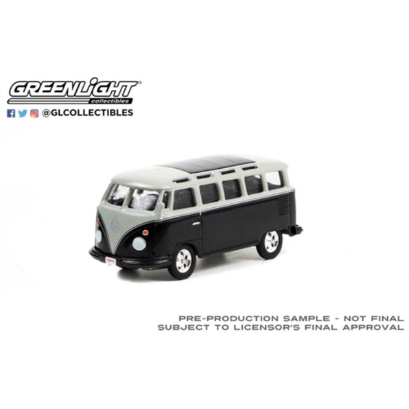 VW Type 2 (T1) Custom Bus 1962 Black/ Silver w/Black Interior