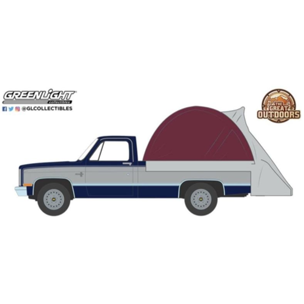 Chevrolet C-10 Silverado w/Modern Truck Bed Tent 1982 The Great Outdoors Series 2