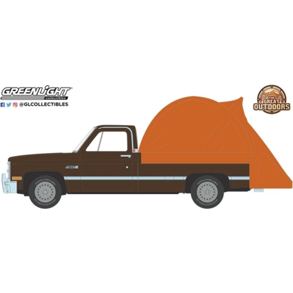 GMC Sierra Classic 1500 1986 Dark Brown Metallic w/Modern Truck Bed Tent