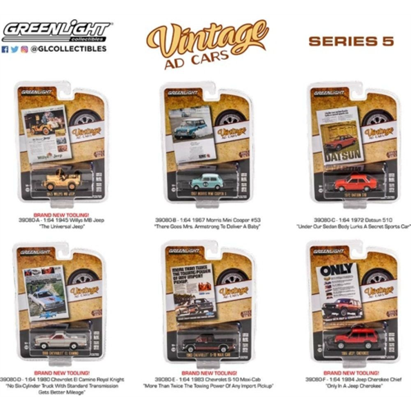 Vintage Ad Cars Assortment Series 5 (Pack of 12)