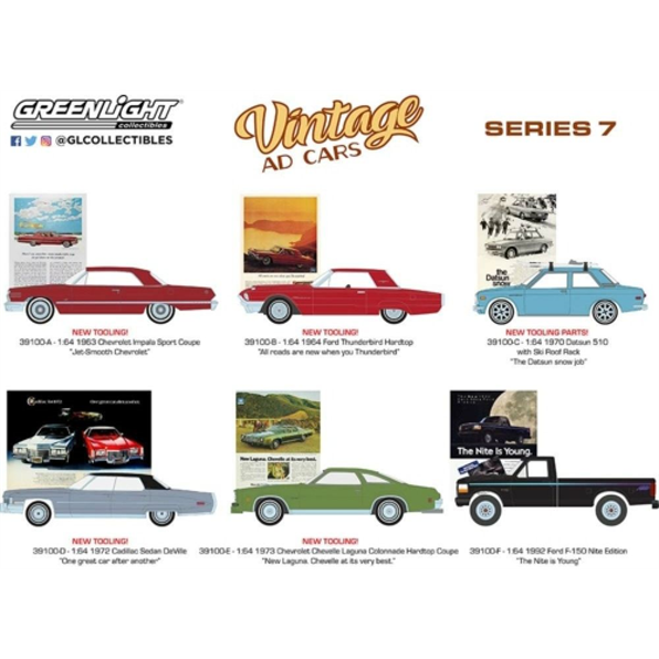 Vintage Ad Cars Assortment Series 7 (Pack of 12)