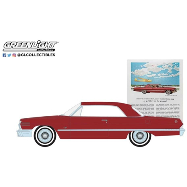Chevrolet Impala Sport Coupe 1963 There's No Smoother Comfortable Way to Get There