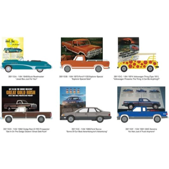 Vintage Ad Cars Assortment Series 8 (Pack of 12)