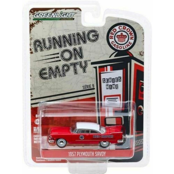 Plymouth Savoy Red Crown 1957 'Running on Empty Series 9' Red/White