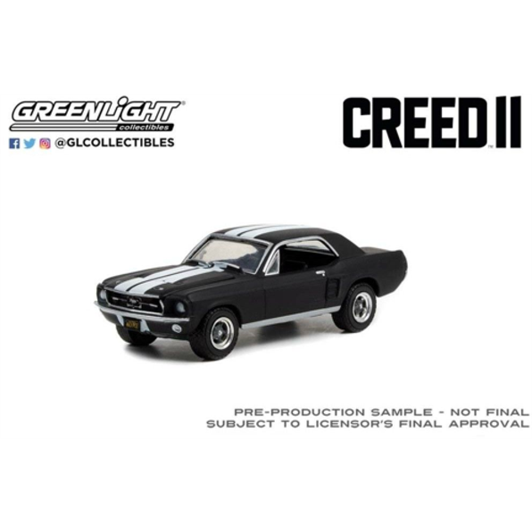 Ford Mustang Coupe Creed II (2018) Adonis Creeds 1967 Black w/White Stripes