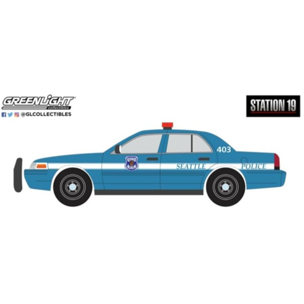 Ford Crown Victoria Police Interceptor Seattle Police Station 19 2001