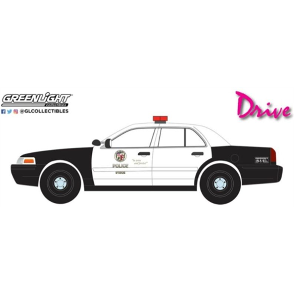 Crown Victoria Police Interceptor LAPD 2001 Drive