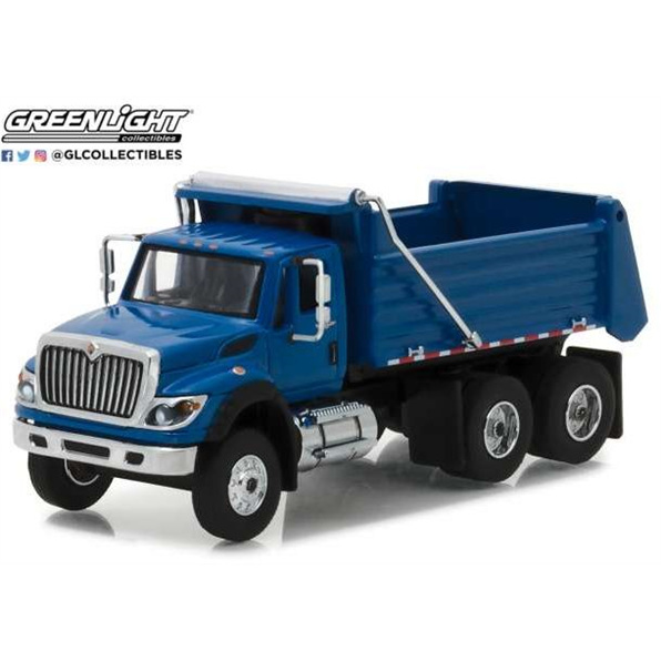 International WorkStar Construction Dump T ruck Super Duty Trucks Series 3 blue 2017