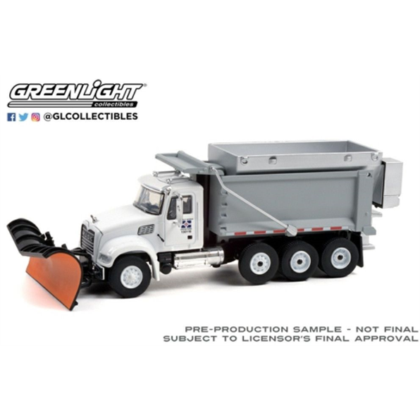 Mack Granite Dump Truck with Snow Plow and Salt Spreader Indianapolis Public Works