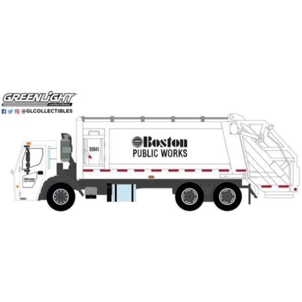 Mack LR Rear Loader Refuse Truck Boston Public Works 2020