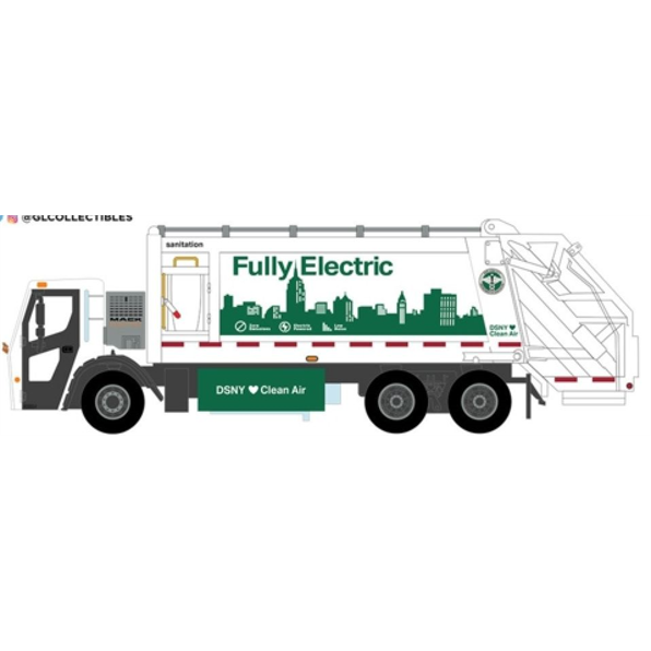 Mack LR 2021 Electric Rear Loader Refuse Truck DSNY Fully Electric