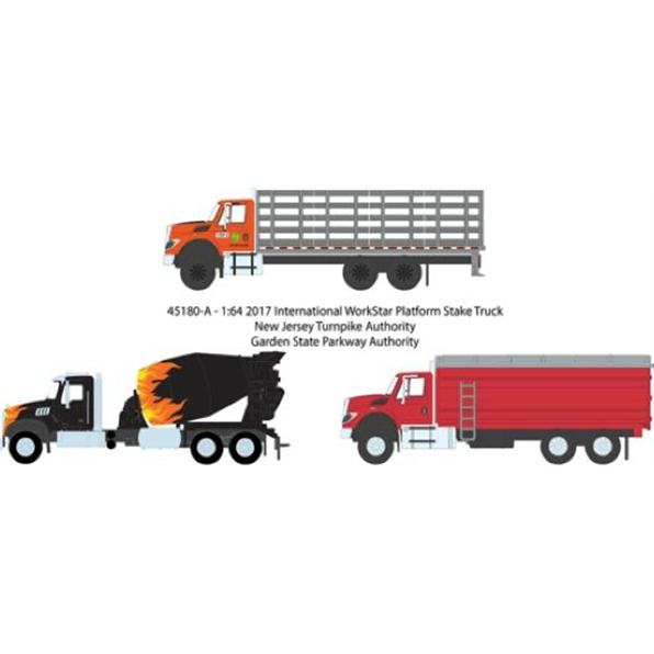 S.D. Trucks Series 18 Assortment (3-Vehicle Set) 6pcs Asst