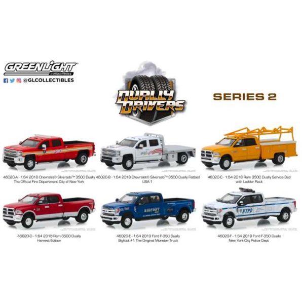 Dually Drivers Series 2 'Assortment of 12'