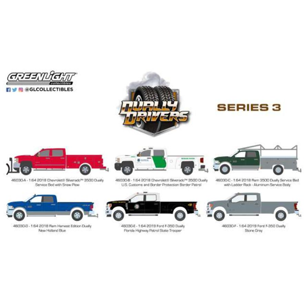 Dually Drivers Series 3 Assortment of 12