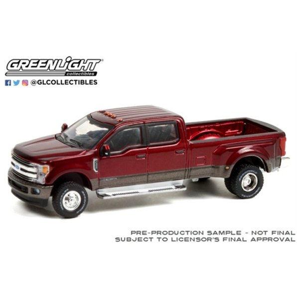 Ford F-350 Dually Ruby Red and Stone Grey 2019