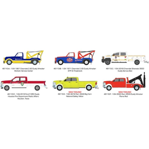 Dually Drivers Series 11 6-Truck Set 12pcs Asst