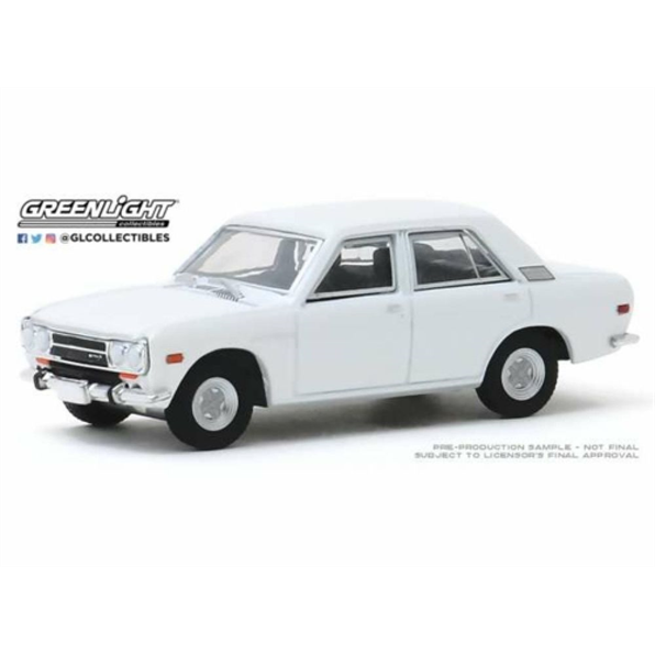 Tokyo Torque Series 8 1972 Datsun 510 4-Door Sedan White