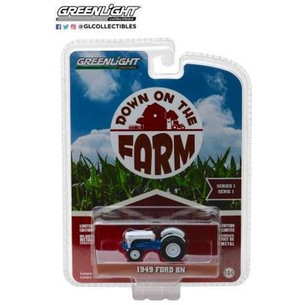 Ford 8N Tractor Down on the Farm Series 1 white/blue 1949