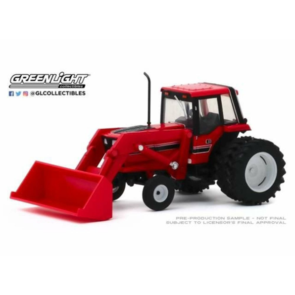 Down On The Farm Series 4 1982 Tractor Red Black With Front Loader + Dual Rear Wheels