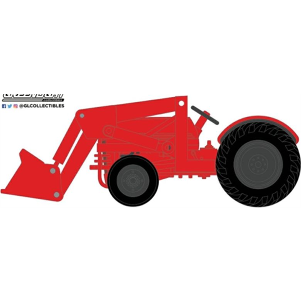 Ford 8N w/Front Loader Red 1948