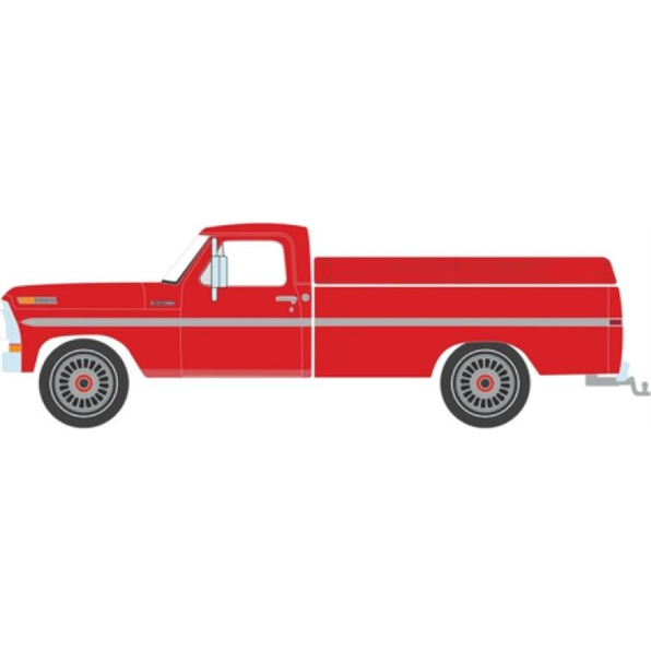 Ford F-100 Farm and Ranch Special w/Side Cargo Boards Candy Apple Red 1970