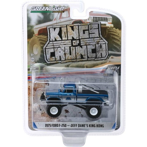 Kings Of Crunch Series 6 King Kong 1975 Ford F-250 (Original Blue) Monster Truck