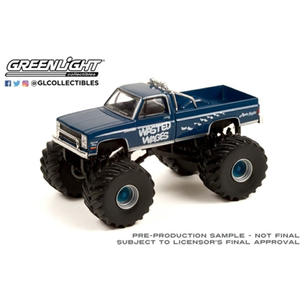 Chevy Silverado Monster Truck Wasted Wages 1987