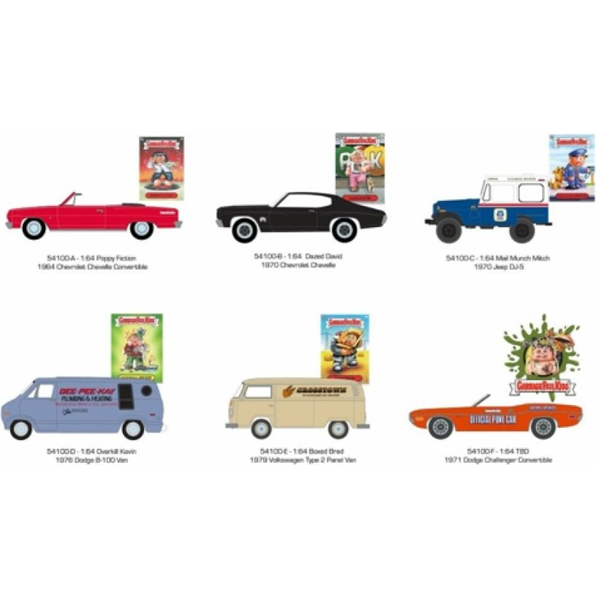 Garbage Pail Kids Series 6 Assortment (6-Car Set) 12pcs Assortment