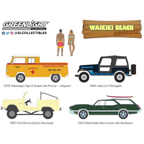 Multi-Car Dioramas 'Waikiki Beach Summer Bash'